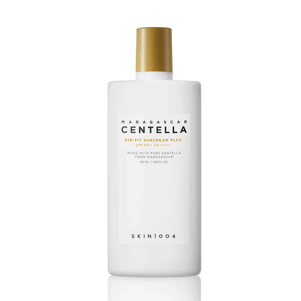 Protector solar Centella Air-Fit de SKIN1004 con SPF50+, protección ligera y calmante para todo tipo de piel